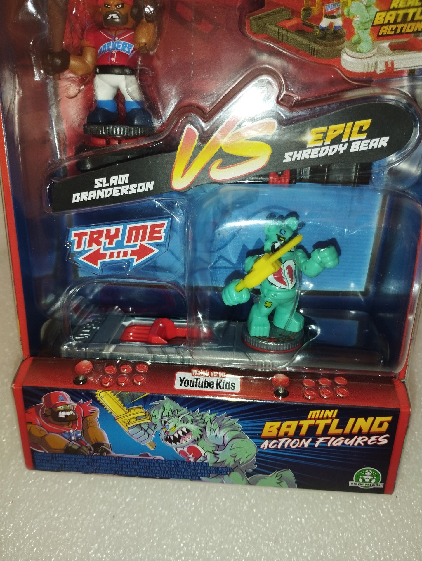 Akedo Slam Granderson vs Epic Shreddy Bear