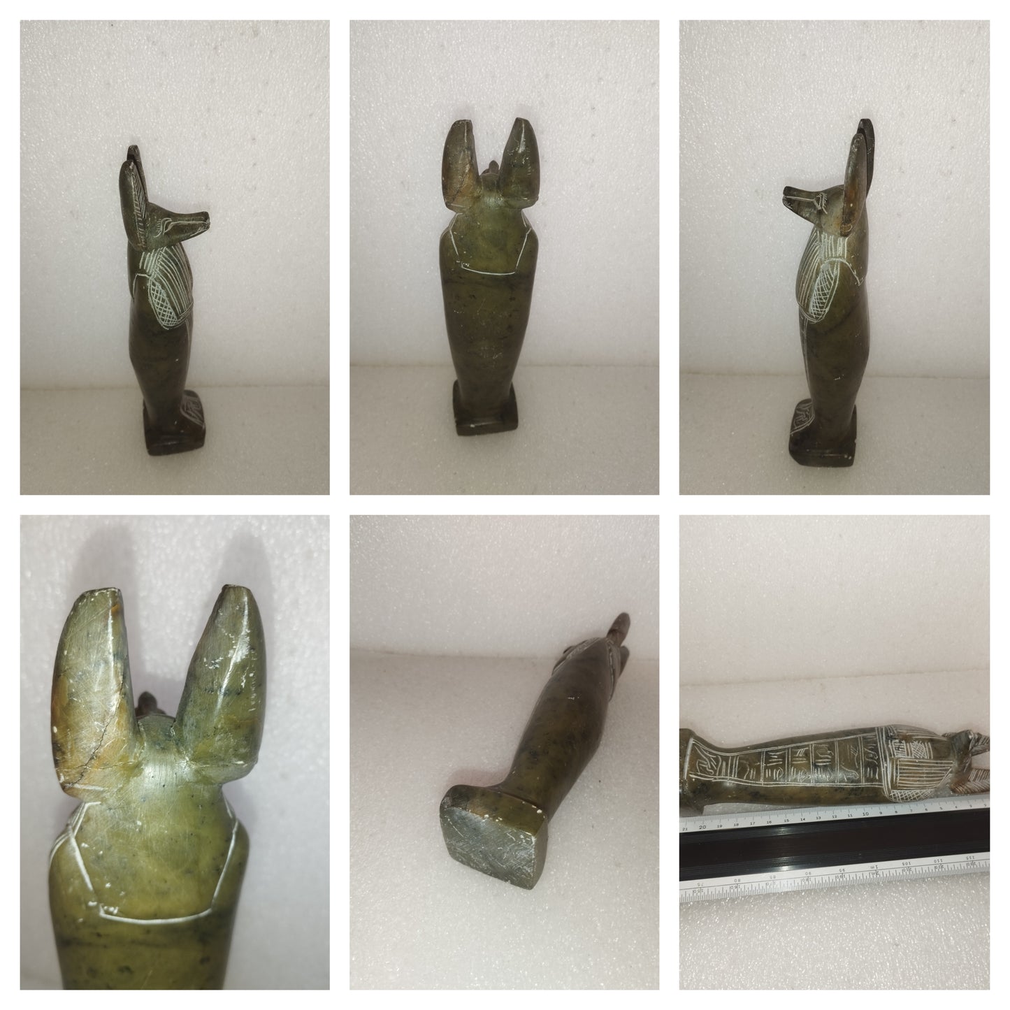 Scultura Egizia In pietra
Anubi Testa di sciacallo
Riproduzione