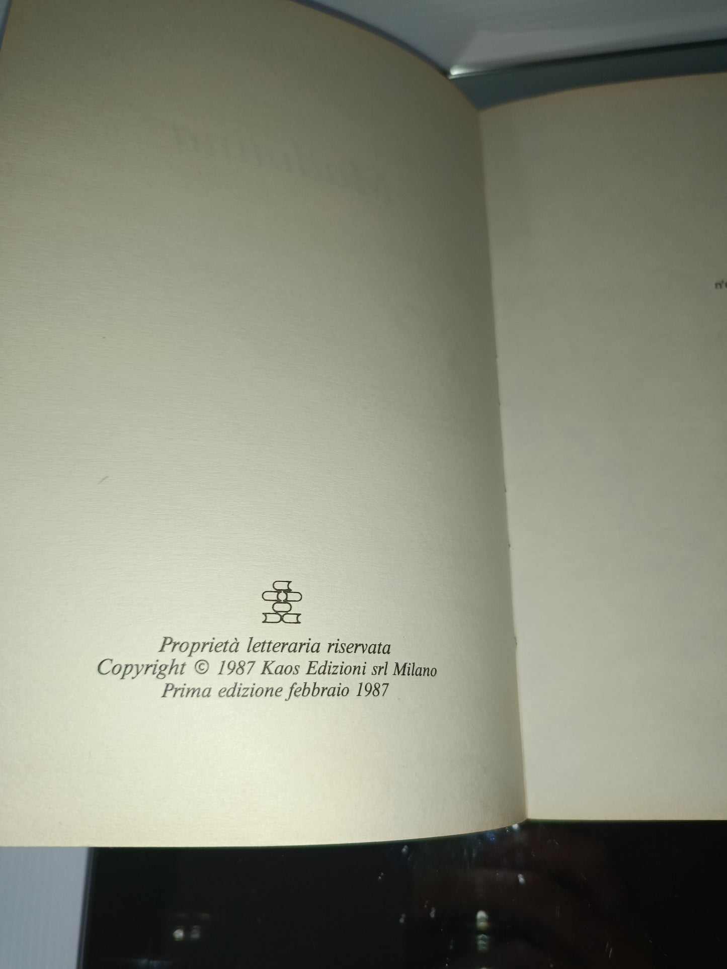 Madonna Betty Shapiro
Edito nel 1987 da Gammalibri
Prima Edizione