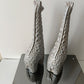 Due Giraffe In Coccio Argentato