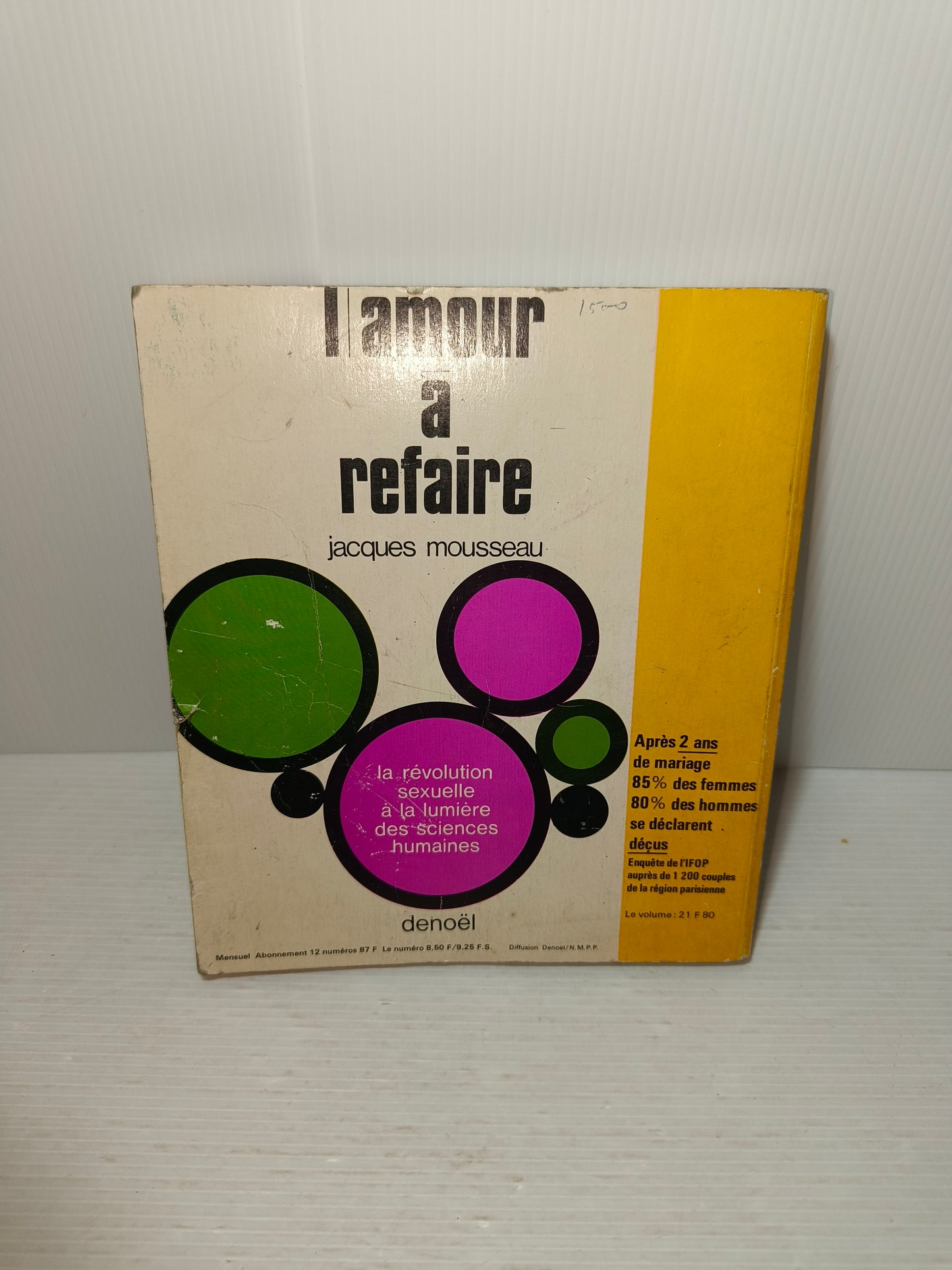 Rivista Plexus N. 28 Ottobre 1969.
In francese.