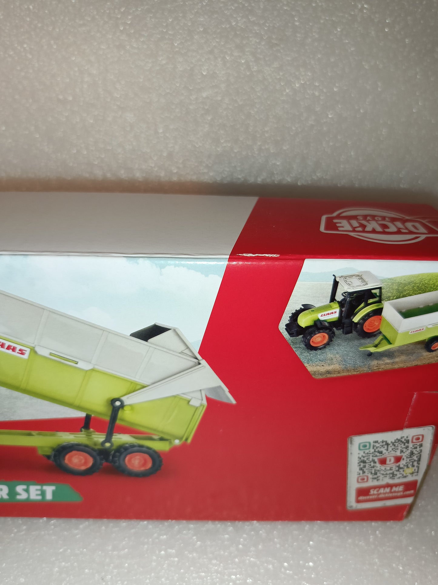 Trattore Con Rimorchio Claas Dickie Toys