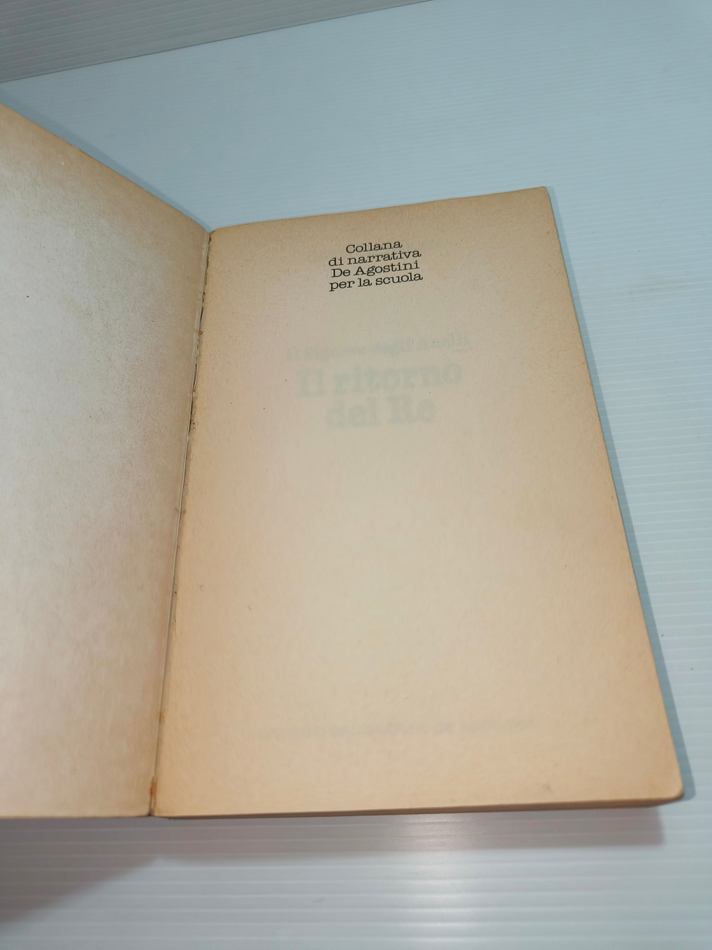 Libro Il Signore Degli Anelli Il Ritorno Del Re, 1983 LEGGI