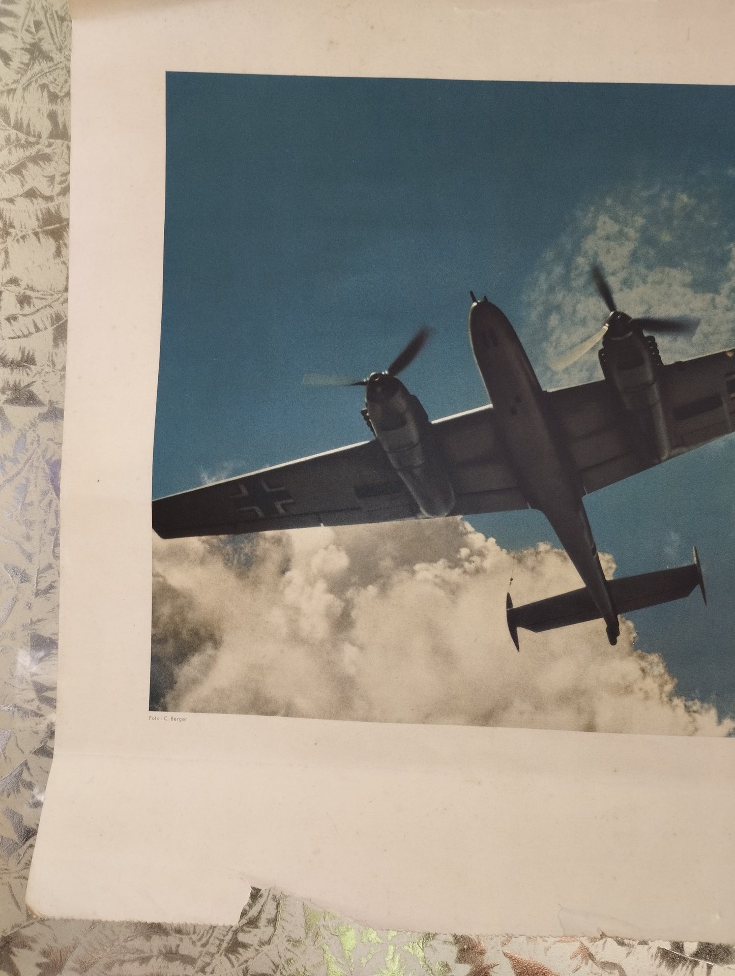 Rara Stampa Messerschmitt Me 110
Da Calendario della  Luftwaffe 1942