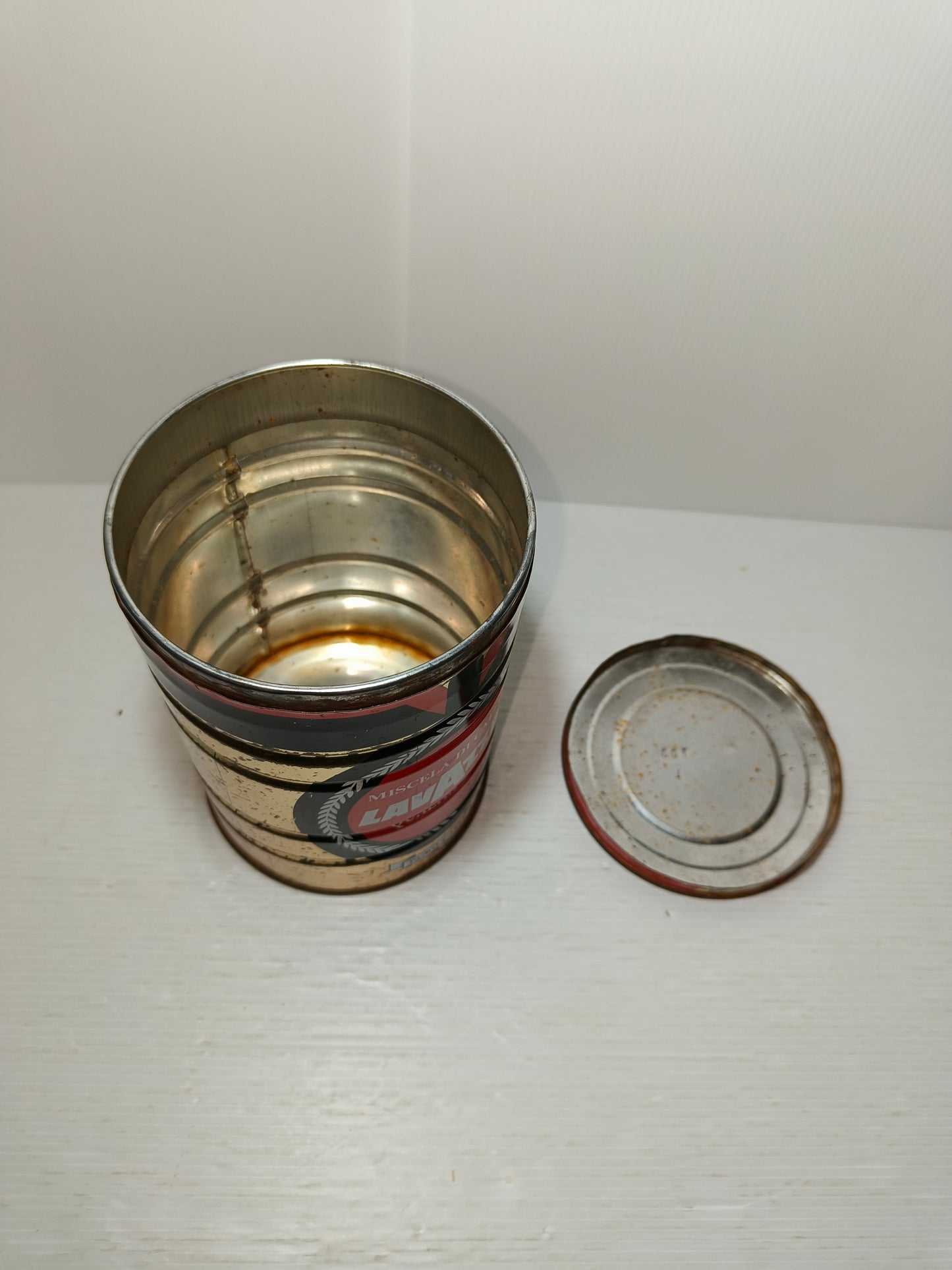 Scatola latta Lavazza vintage, LEGGI