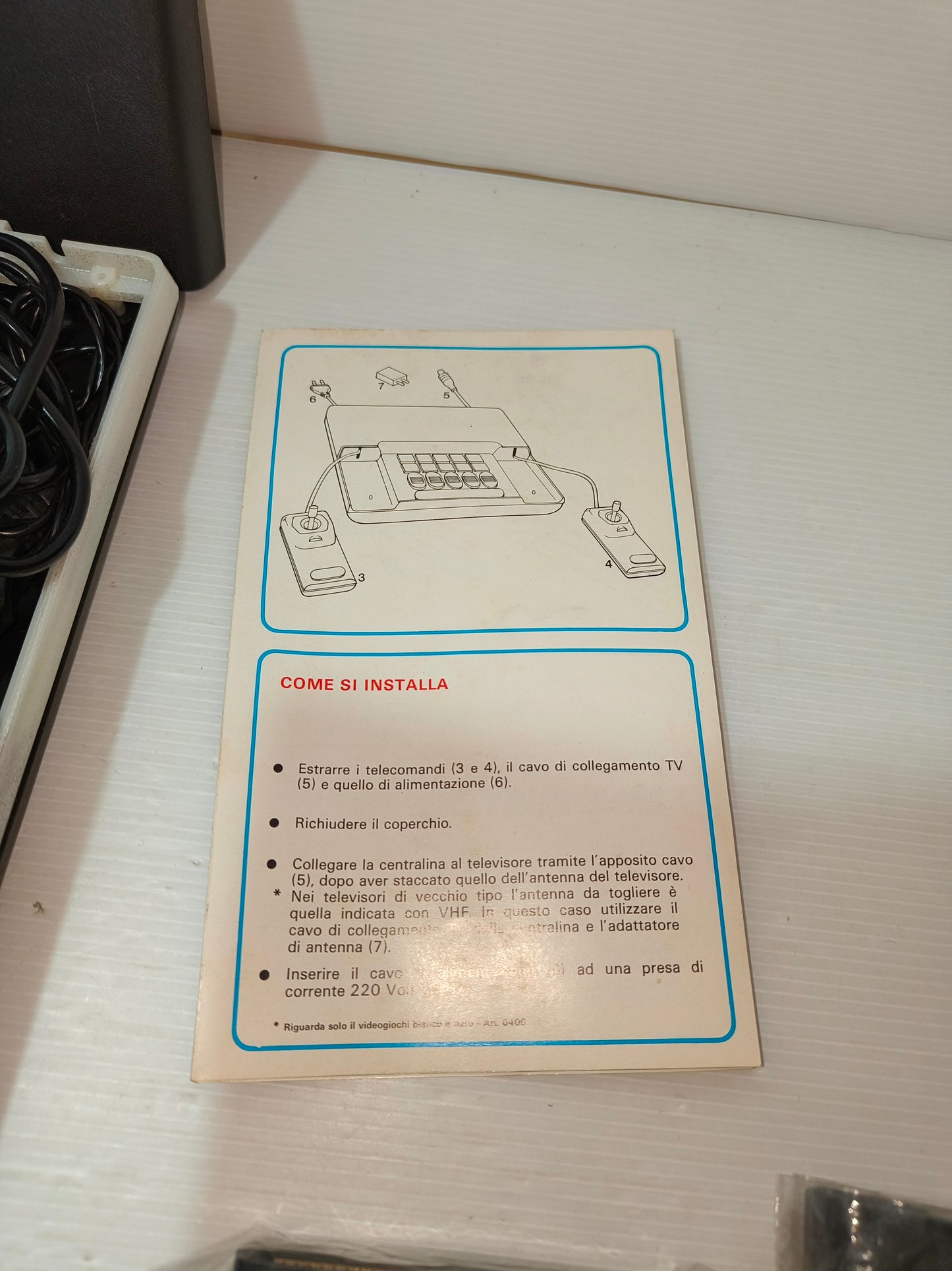 Videogiochi a cassette Reel Giochi TV, anni 80 LEGGI