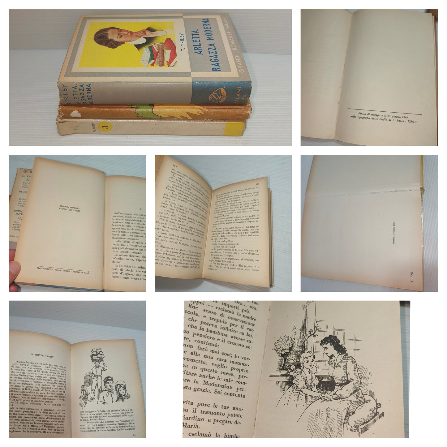 Book Arletta Modern Girl, Salani 1952