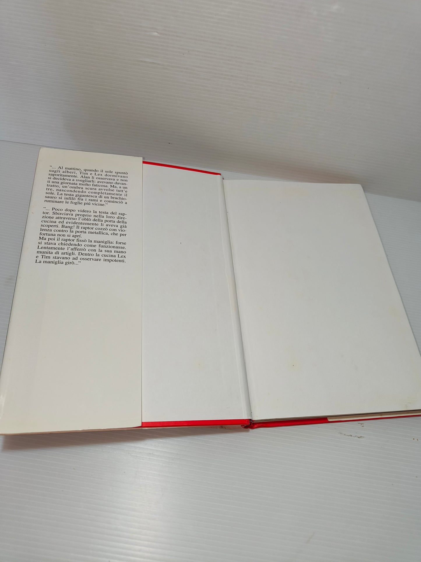 Libro Jurassic Park, Mondadori Ragazzi 1993 LEGGI