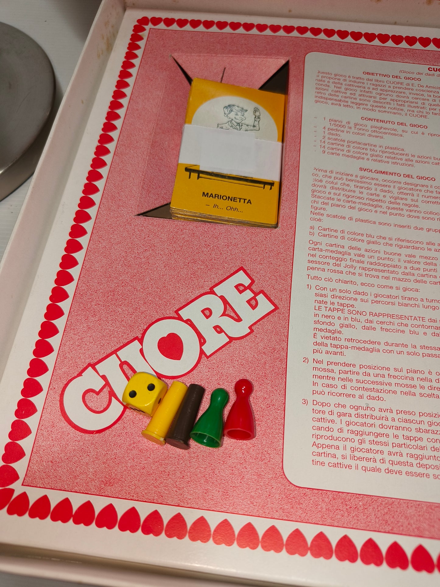 Gioco da tavolo Cuore, Caligaris anni 80 LEGGI