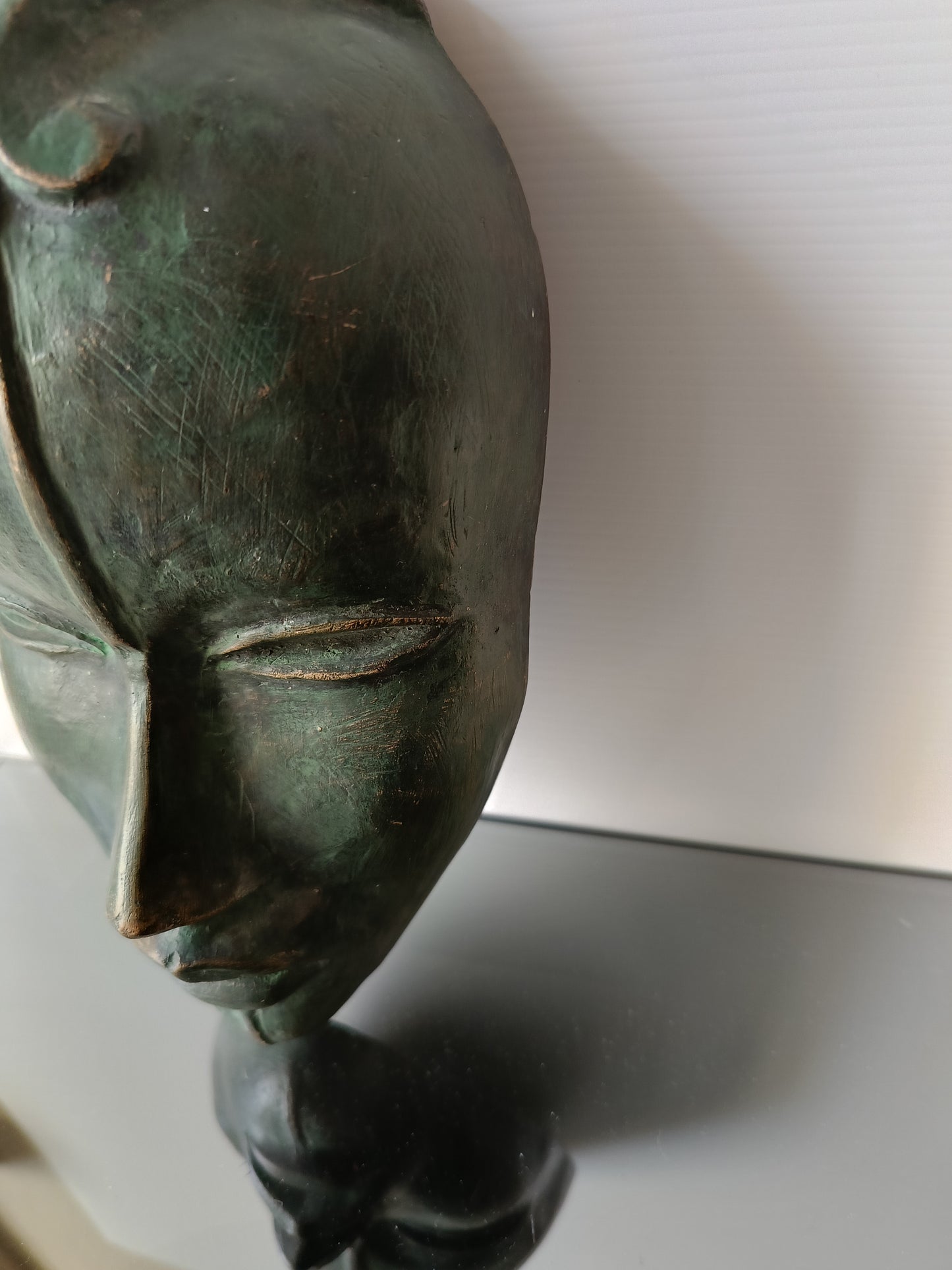 Maschera Africana In Ceramica