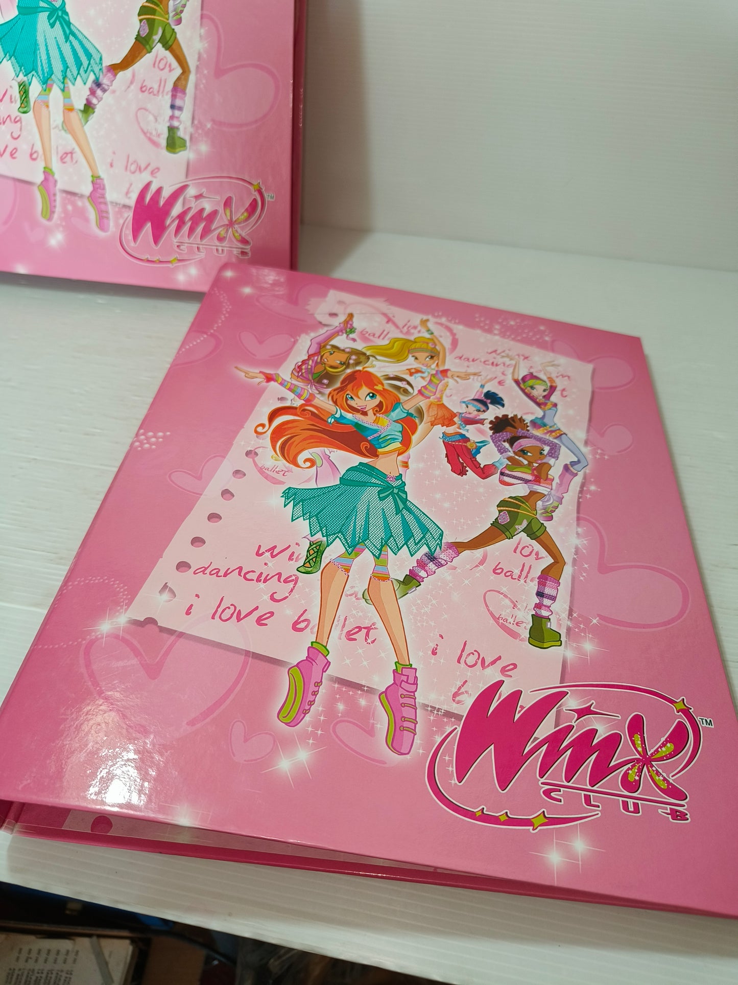Due raccoglitori ad anelli Winx, LEGGI