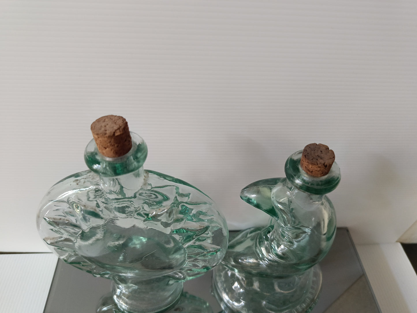 Bottiglie Sole E Luna In Vetro Vintage