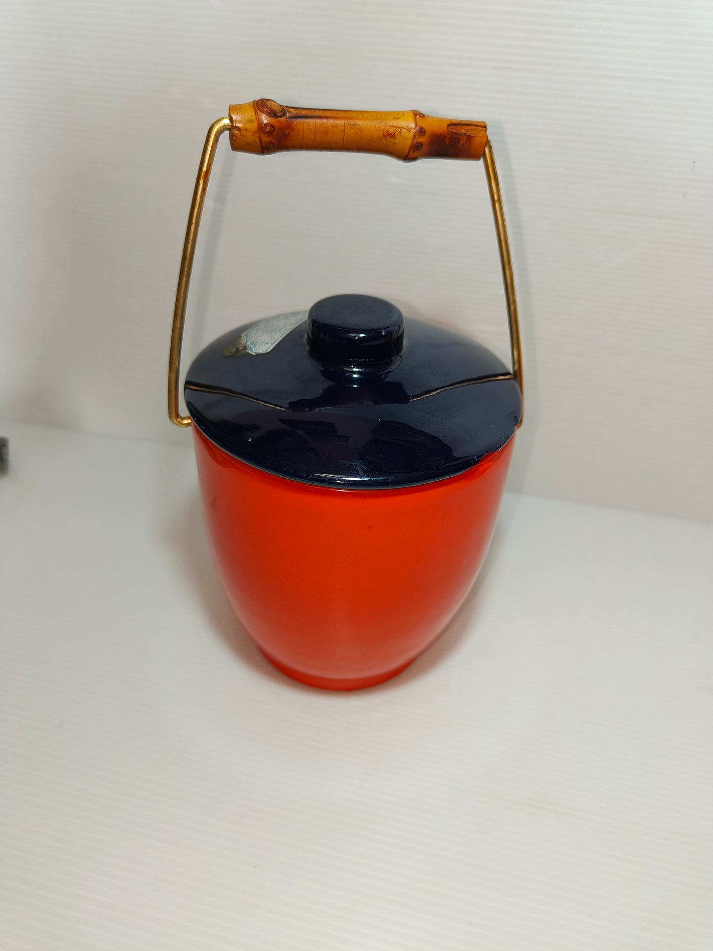 Porta grissini e biscottiera Ceramiche Cermac, anni 60-70 LEGGI