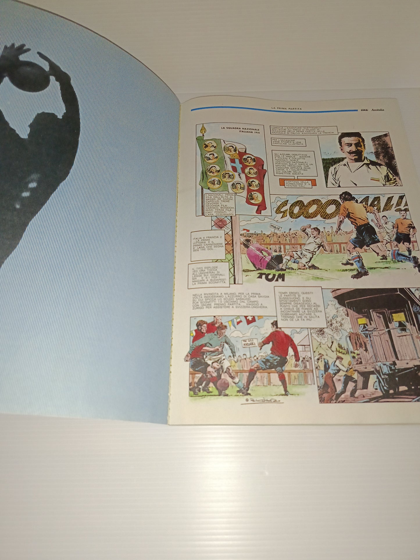 Azzurri Storia Nazionale Italiana a Fumetti Italia 90 INA Assitalia