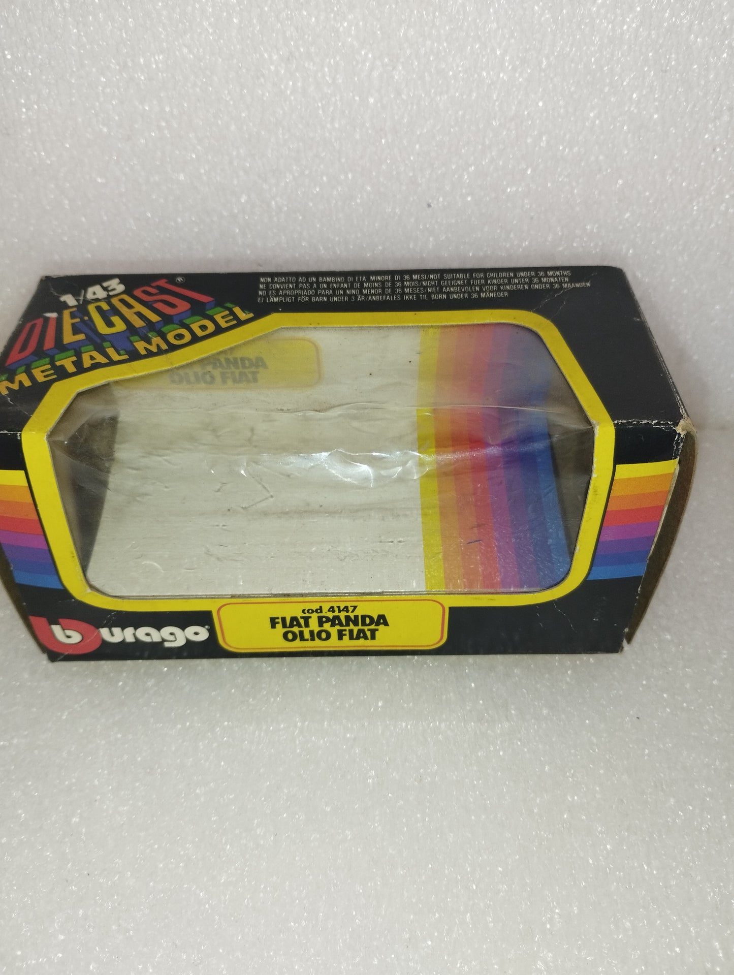 Fiat Panda 45 Bburago
Scala 1:43
Die Cast Metal