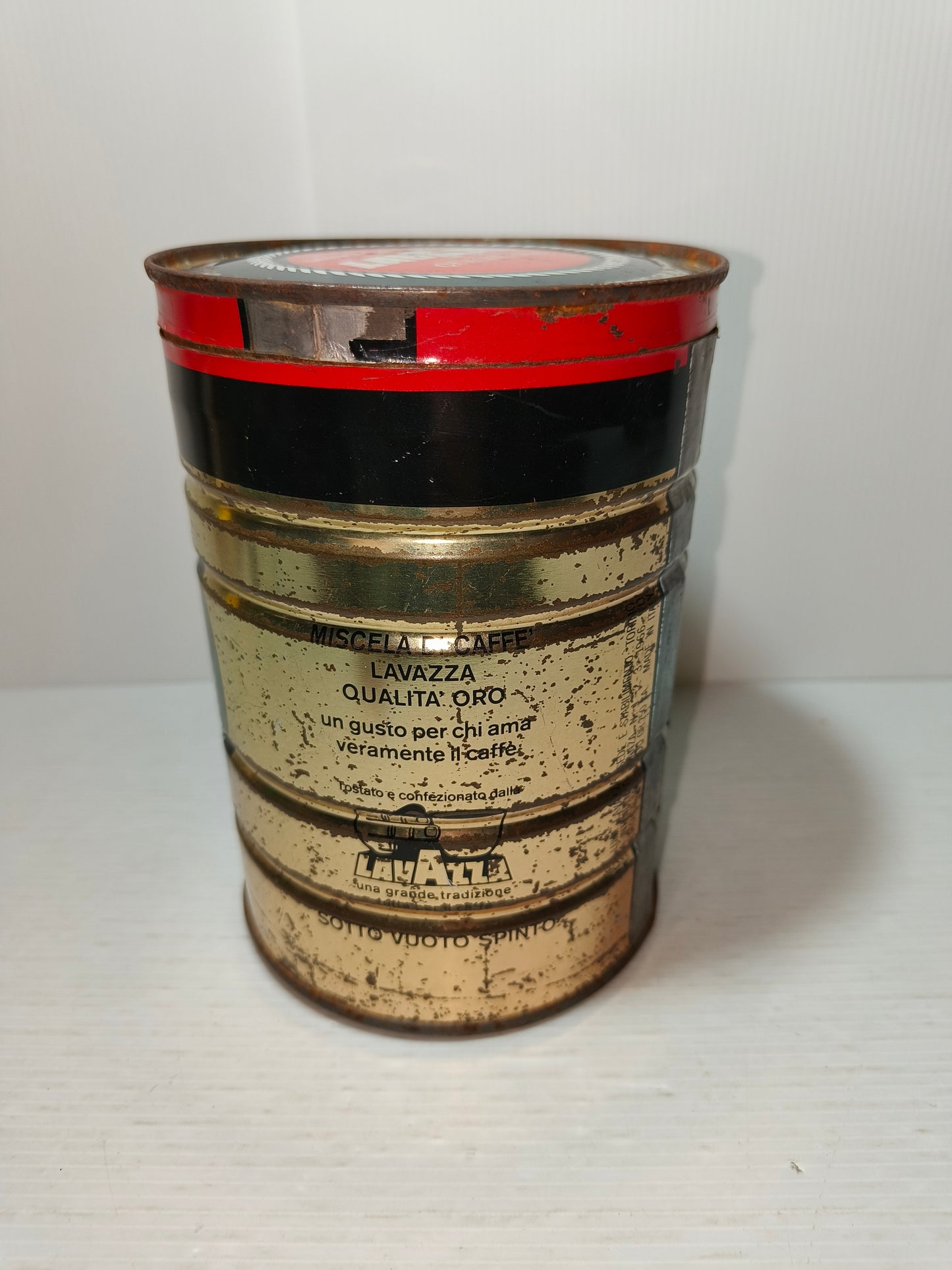 Scatola latta Lavazza vintage, LEGGI