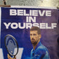 Stampa Su Tela Believe in Youself Djokovic
Misure 77 x 53 Cm