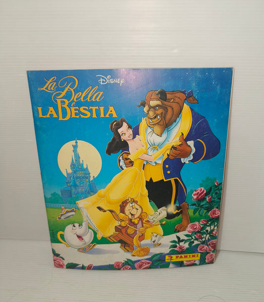 Album figurine La Bella e la bestia anni 90