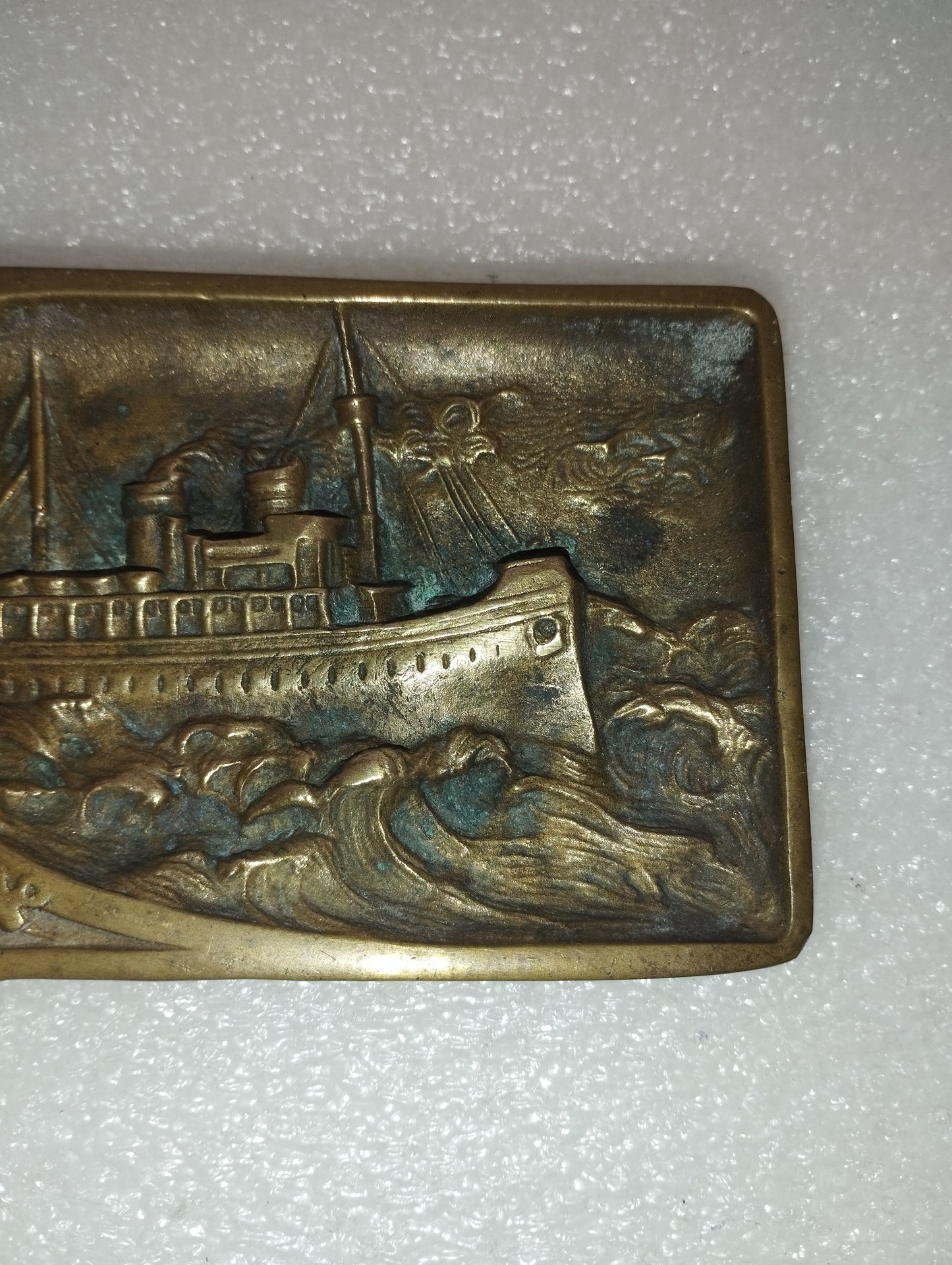 Antico Posacenere In Bronzo