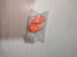 Rare Sorpresine personaggi Stanlio e Ollio in plastica anni 60 Res Plastic