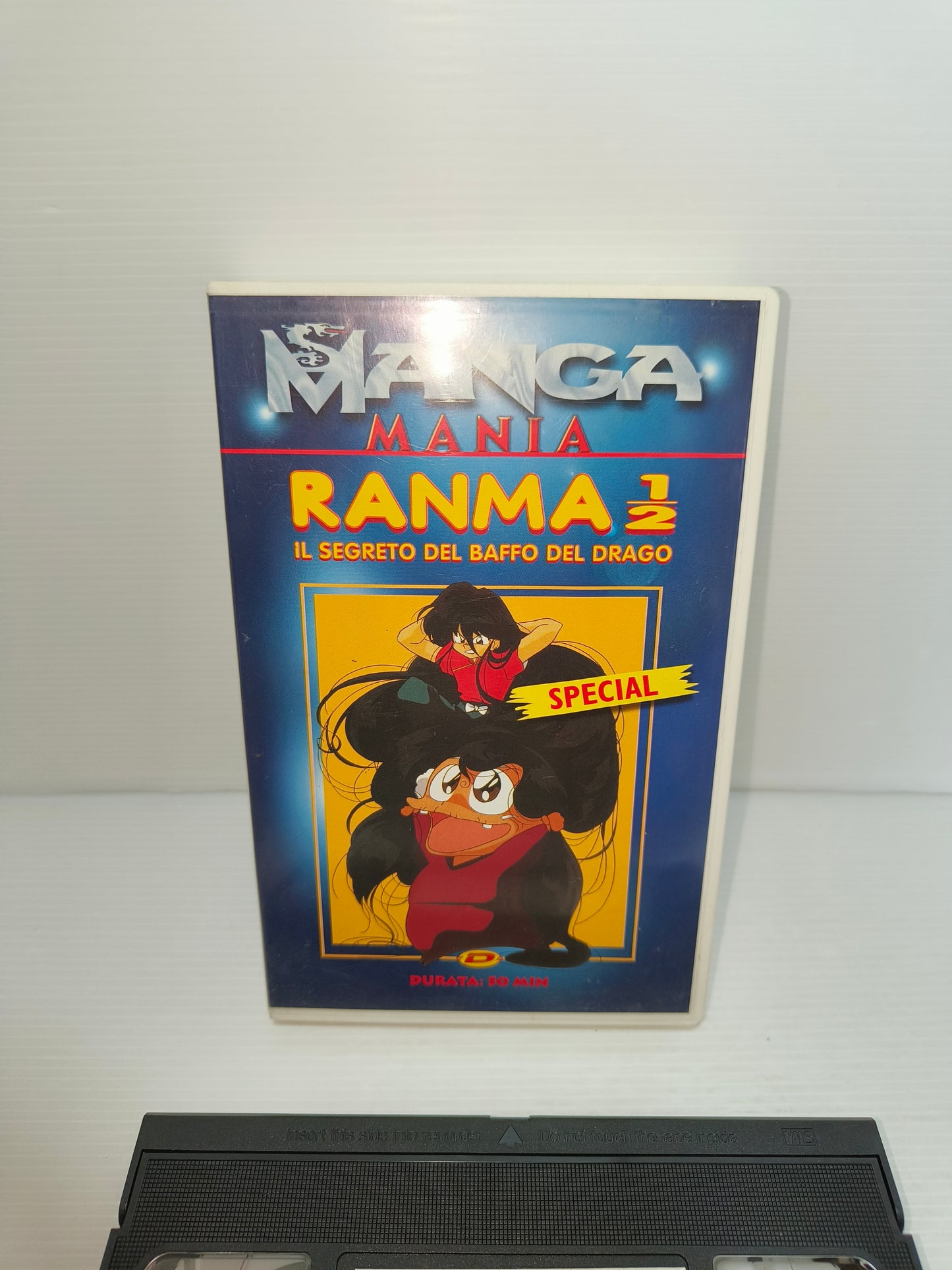 VHS Ranma 1/2 Il segreto del baffo del drago, Manga Mania LEGGI