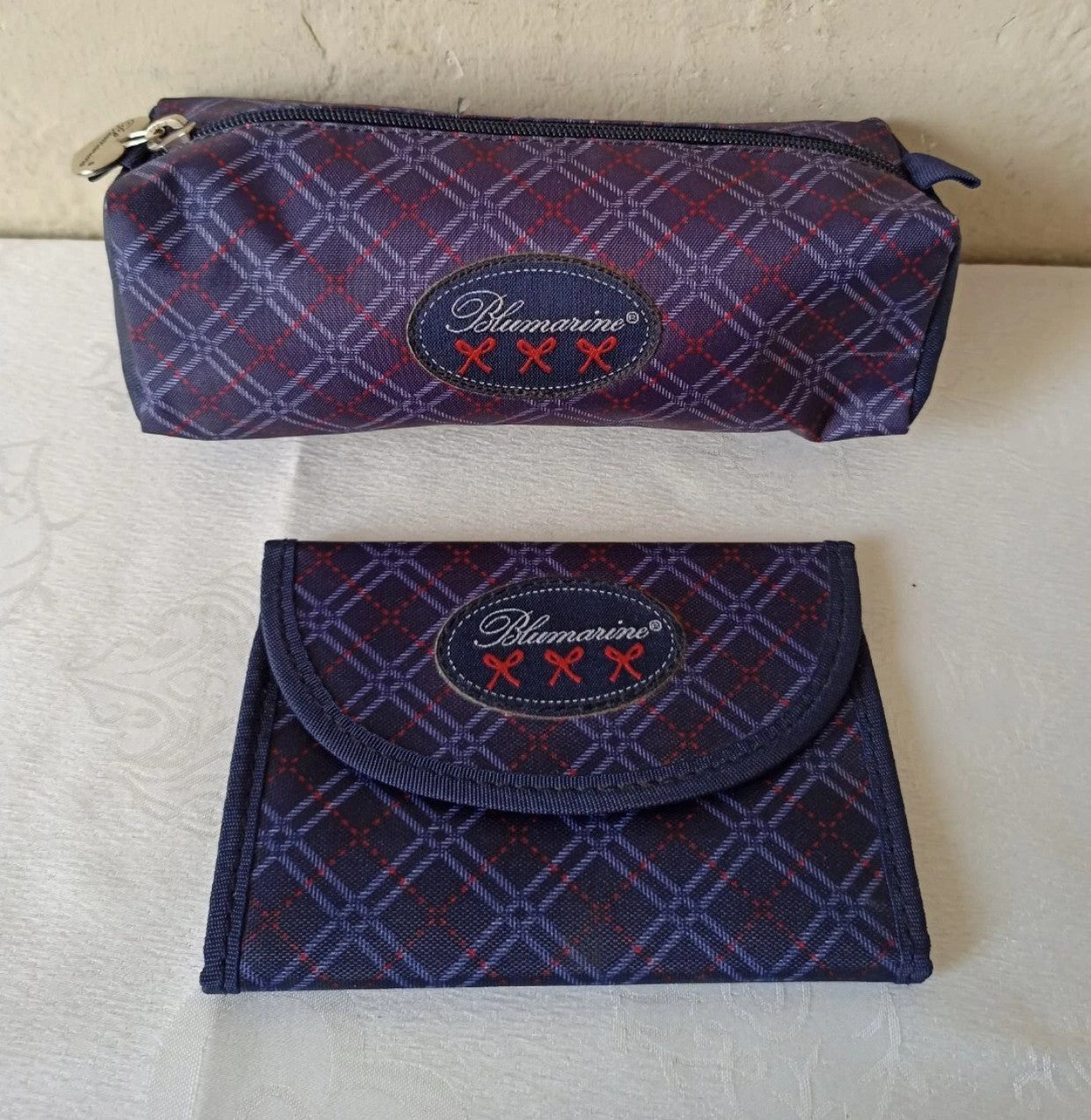 Portafoglio e astuccio vintage Blumarine, anni 90
