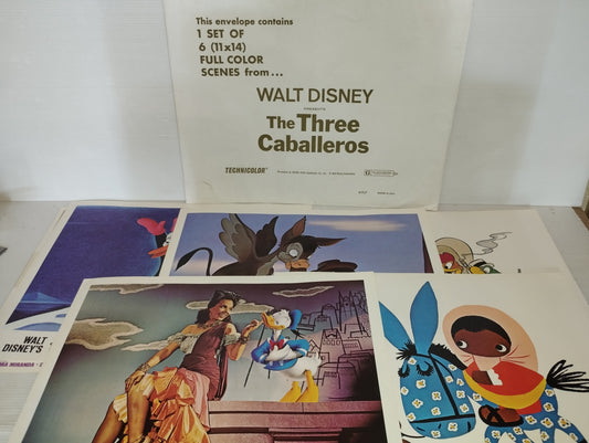 Set 6 stampe Walt Disney
The Three Caballeros
Vintage
Technicolor
Made in U. S. A.