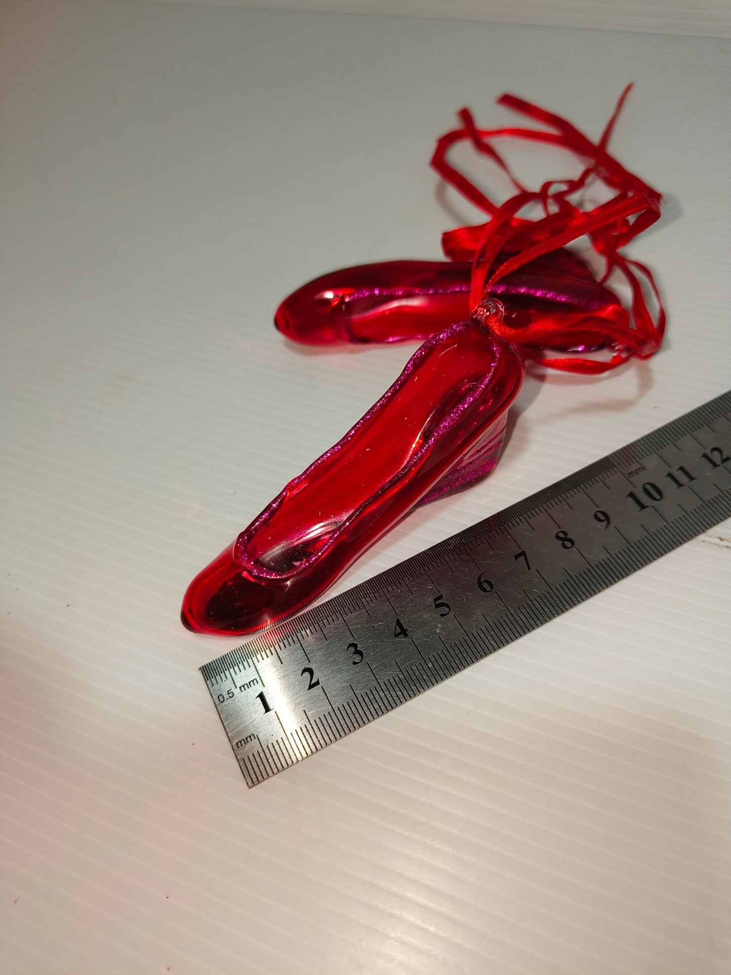 Ornamento vintage per albero di Natale in vetro