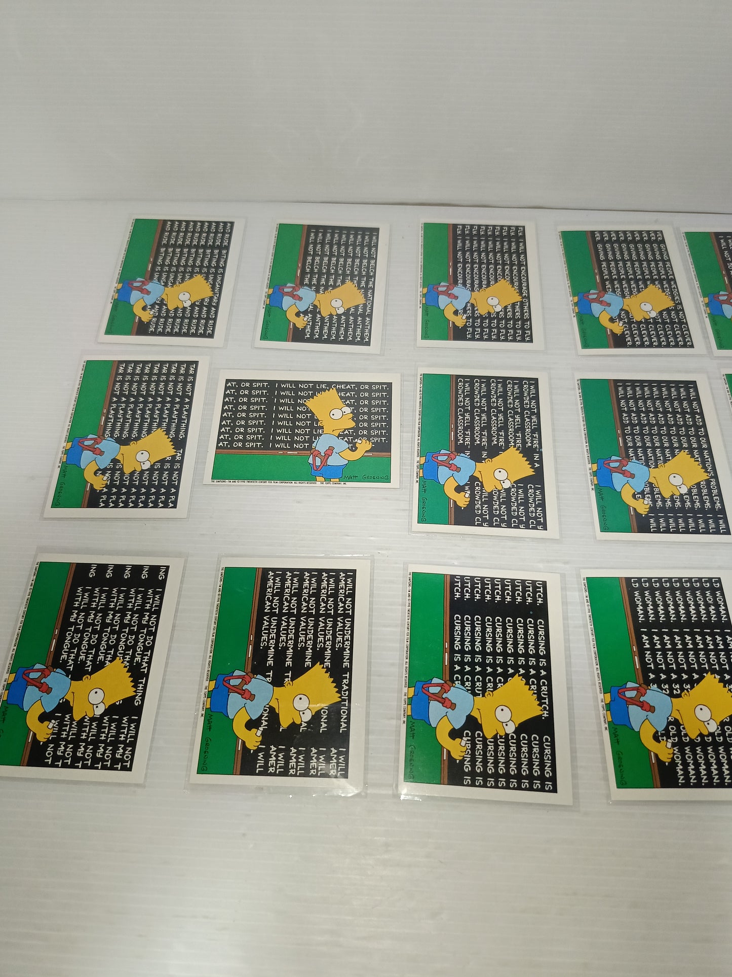 The Simpson Collezione 22 Card Toops
Anno 1990
Rare