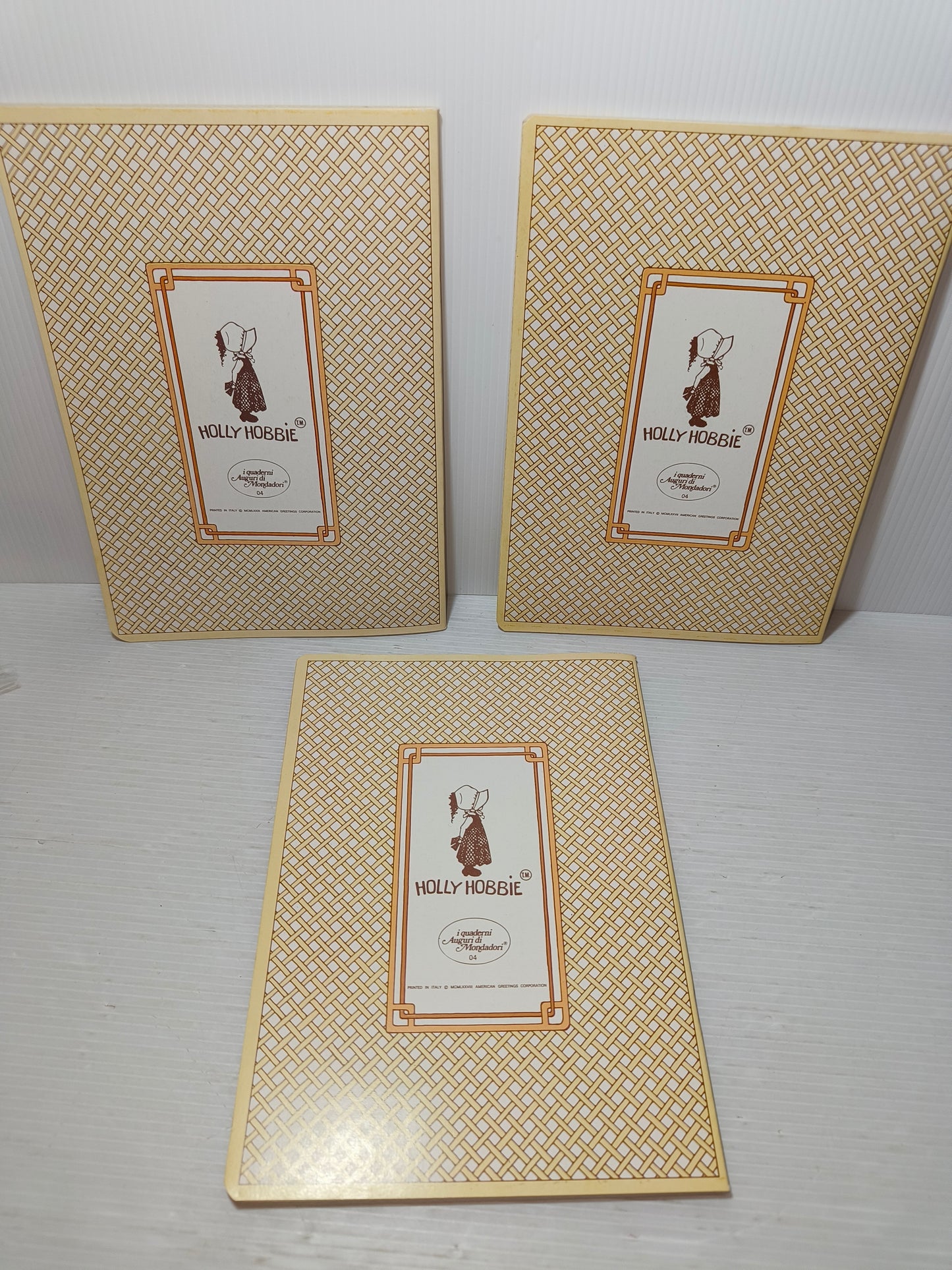 Quaderni piccoli a quadretti Holly Hobbie anni 70