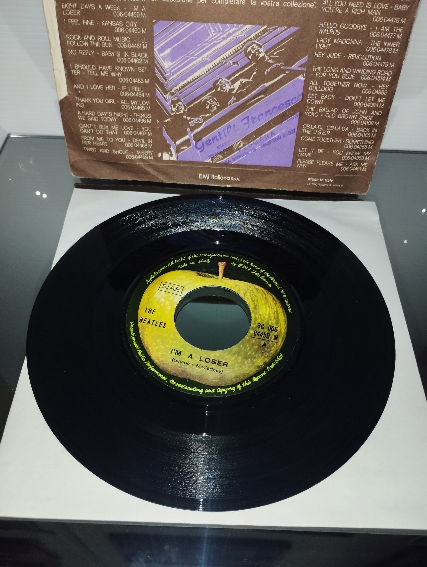 Eight Days a Week/I'am loser The Beatles 45 Giri Apple  Cod .3C 006-04459 M