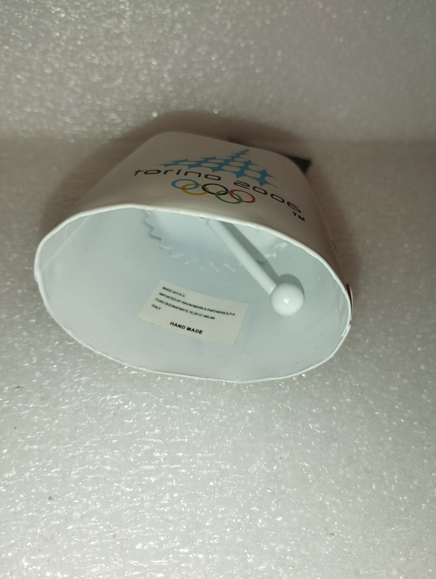 Campanella Souvenir Olimpiadi Torino 2006 In Metallo e tessuto