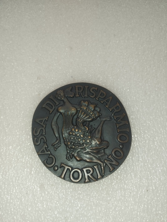 Medaglia commemorativa cassa di risparmio
In bronzo firmata Minguzzi