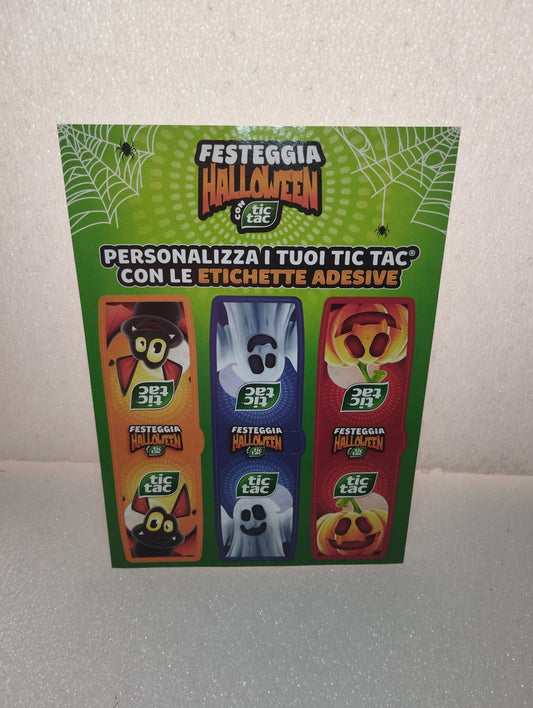 Panini Tic Tac Stickers Halloween adesive
Made in Italy