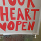 Stampa Su Tela Keep Your Heart Open
Misure 76 x 56 Cm