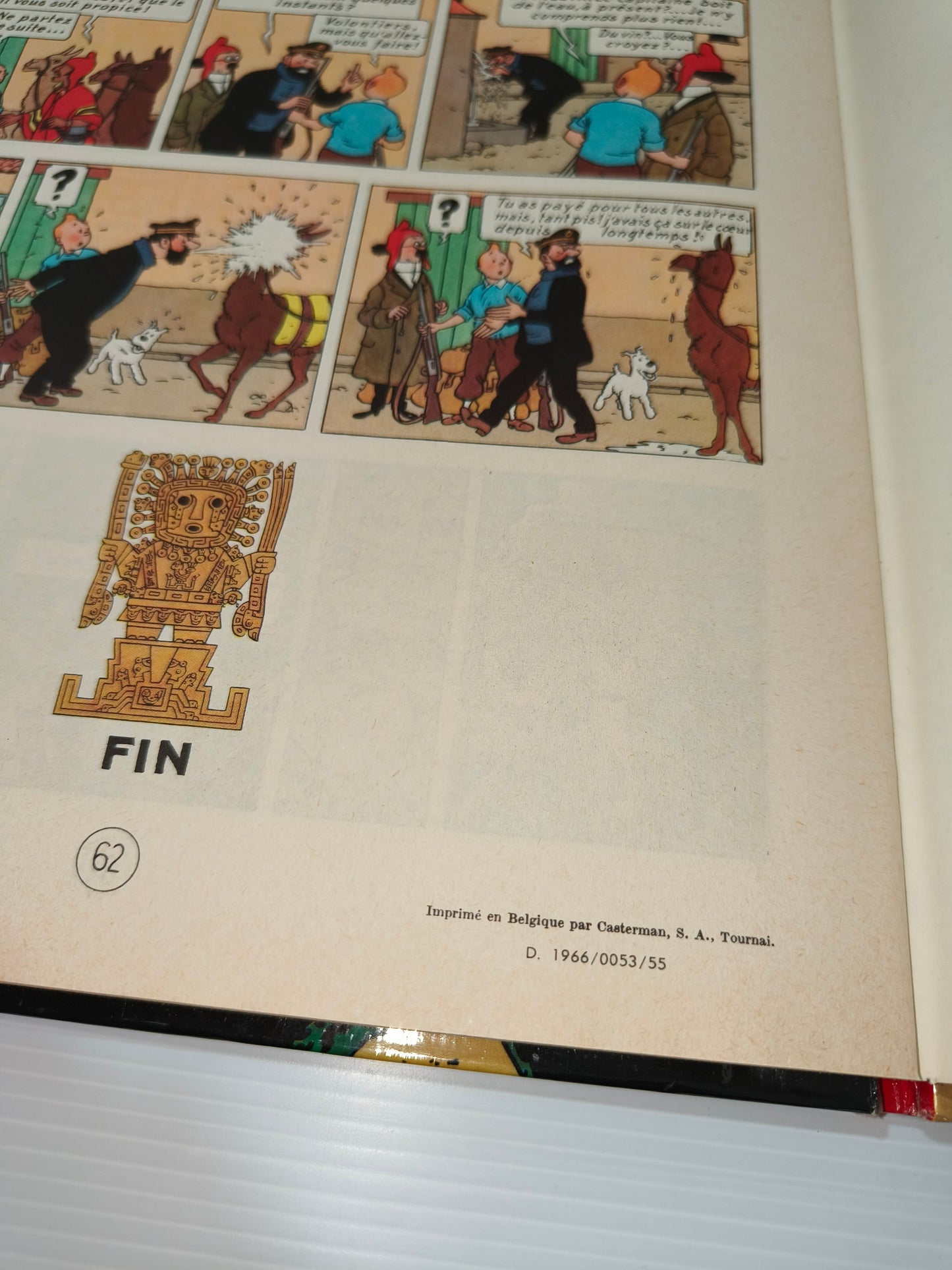 Fumetto Tintin Le Temple Du Soleil, 1966 LEGGI