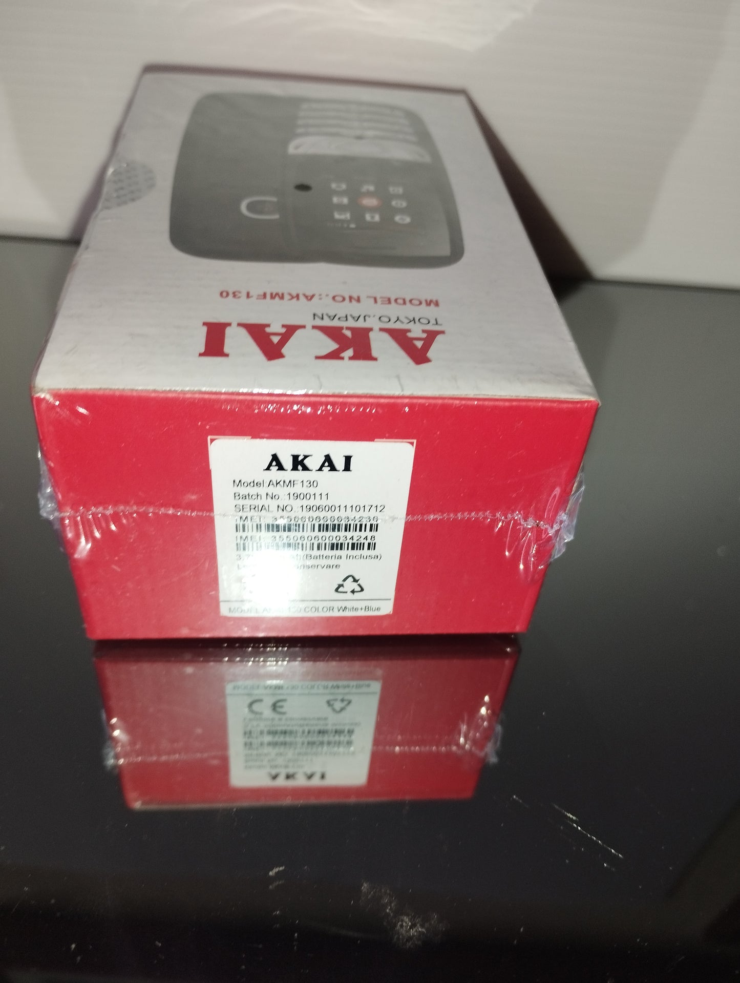 Akai Model AKMF 130 White Blue sigillato
