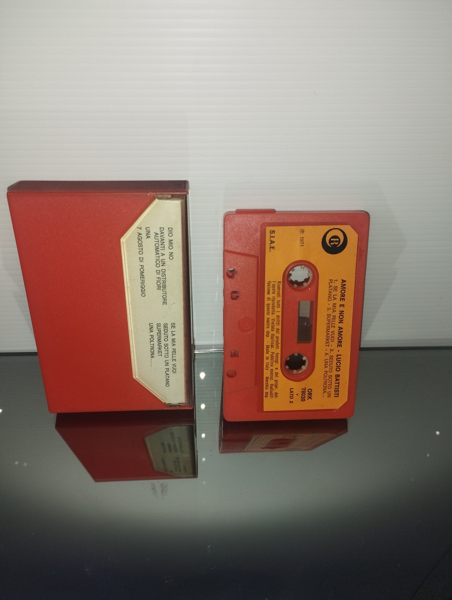 Amore E Non Amore Lucio Battisti Musicassetta Dischi Ricordi  Cod.ORK 78030