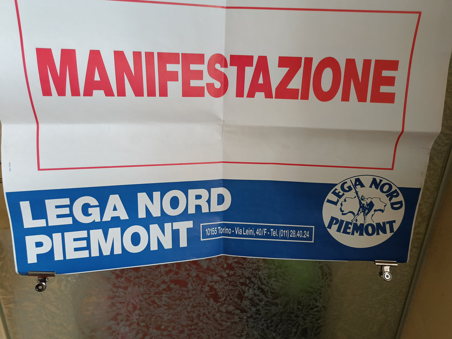 Manifesto D'epoca Lega Nord Piemont
Misure  99 x 69 Cm