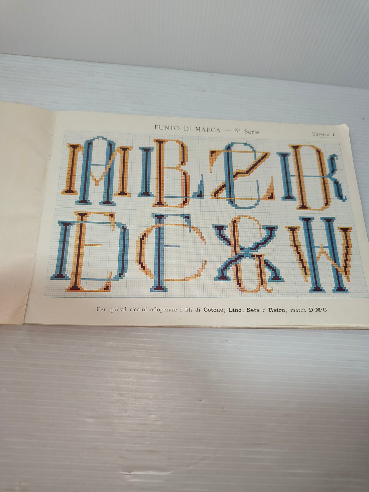 Libretto Punto Di Marca 3° serie Biblioteca DMC vintage, LEGGI