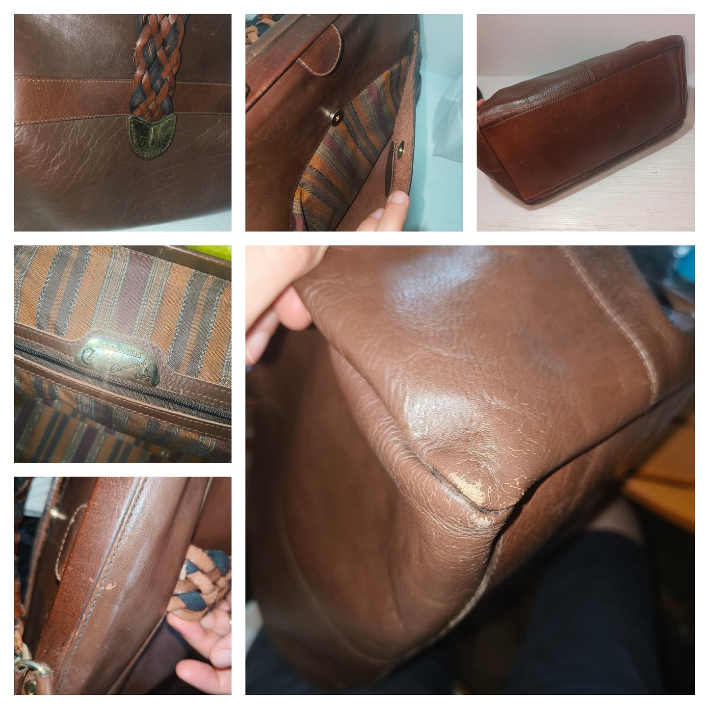 Doctor bag borsa in pelle anni 80 Capaccioli