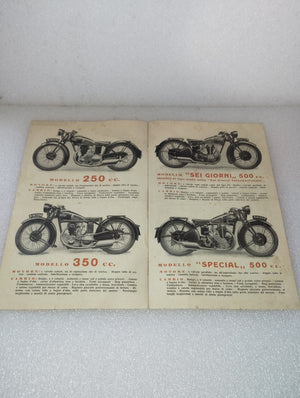 Depliant pubblicitario Moto Rudge 1933 originale