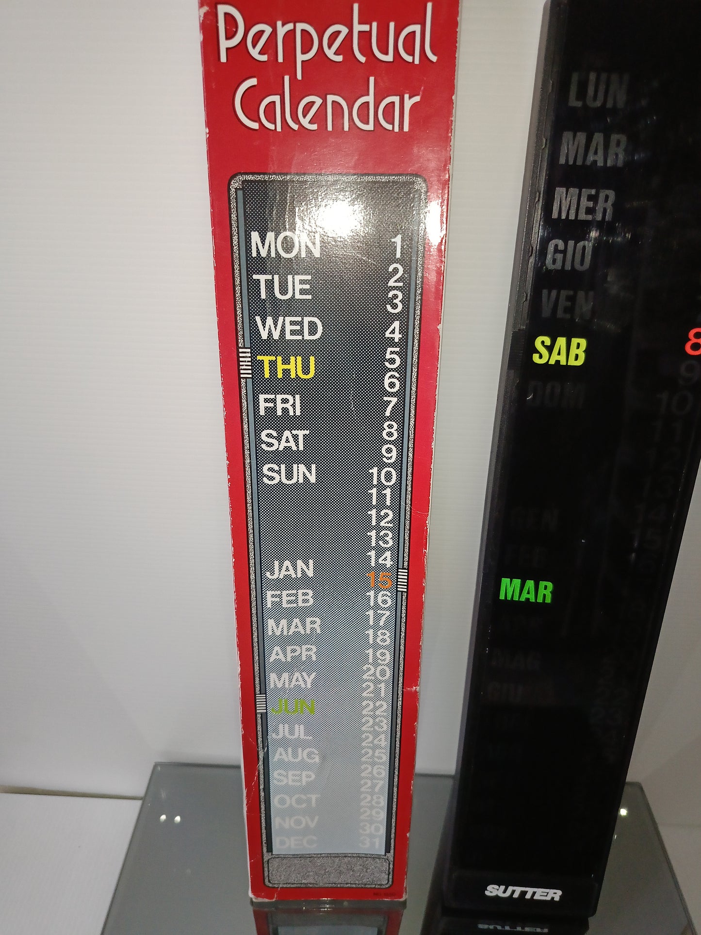 Calendario Perpetuo Sutter Vintage
in plastica