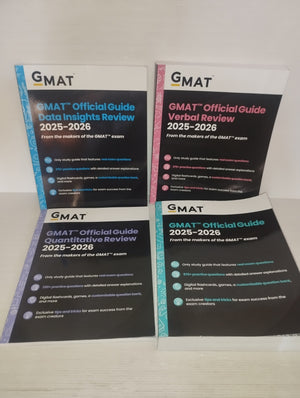 Wiley GMAT Official Guide 2025-2026
Set 4 libri