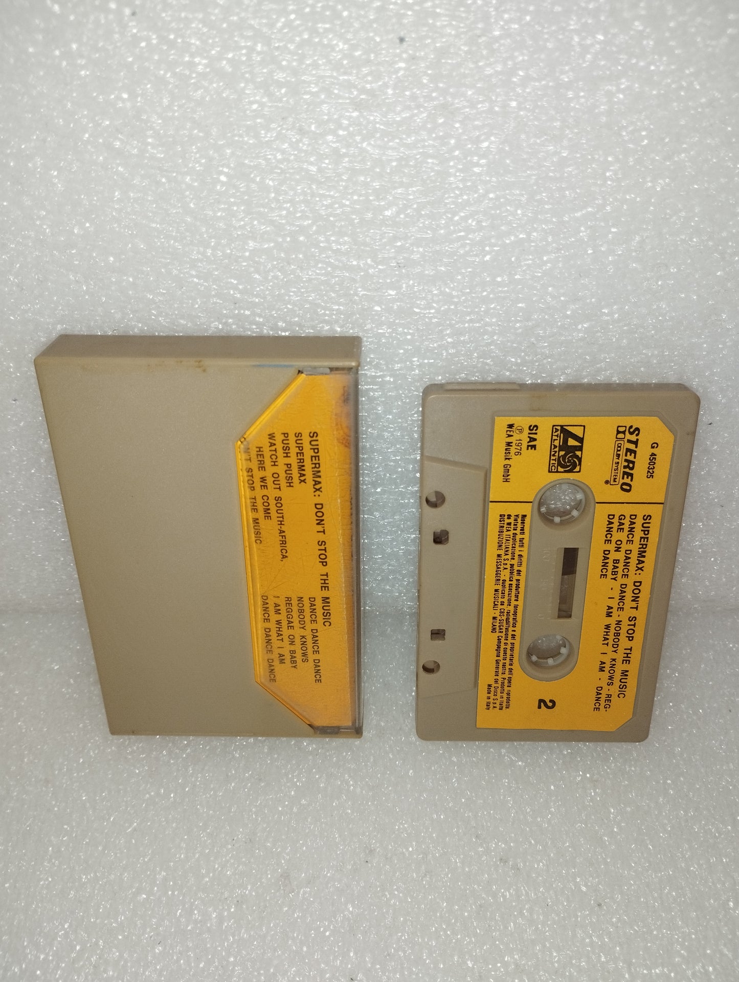 Don't Stop The Music Supermax Musicassetta
Edita nel 1976 da Atlantic Cod.G450325