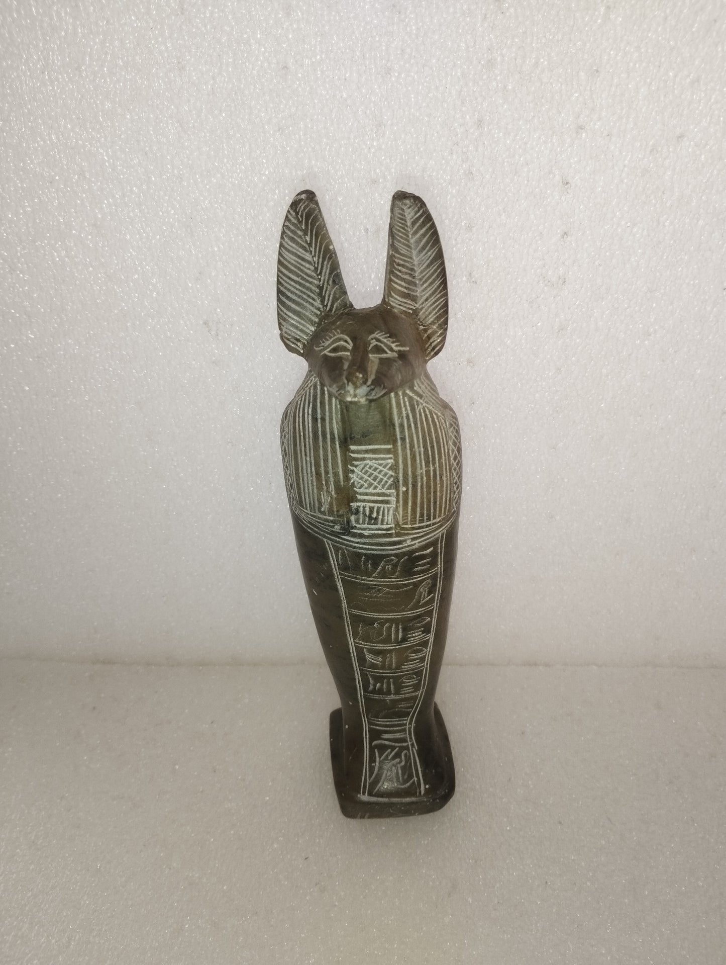 Scultura Egizia In pietra
Anubi Testa di sciacallo
Riproduzione