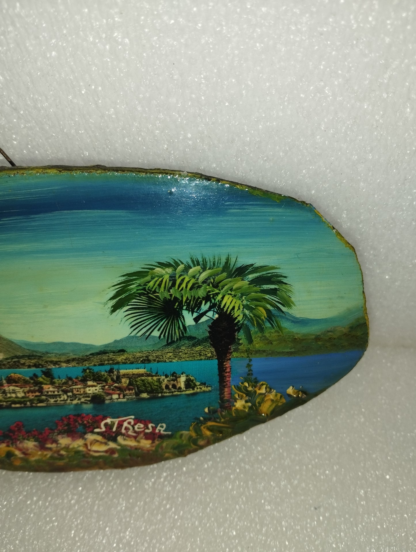 Souvenir Stresa Lago Maggiore D'epoca In Legno