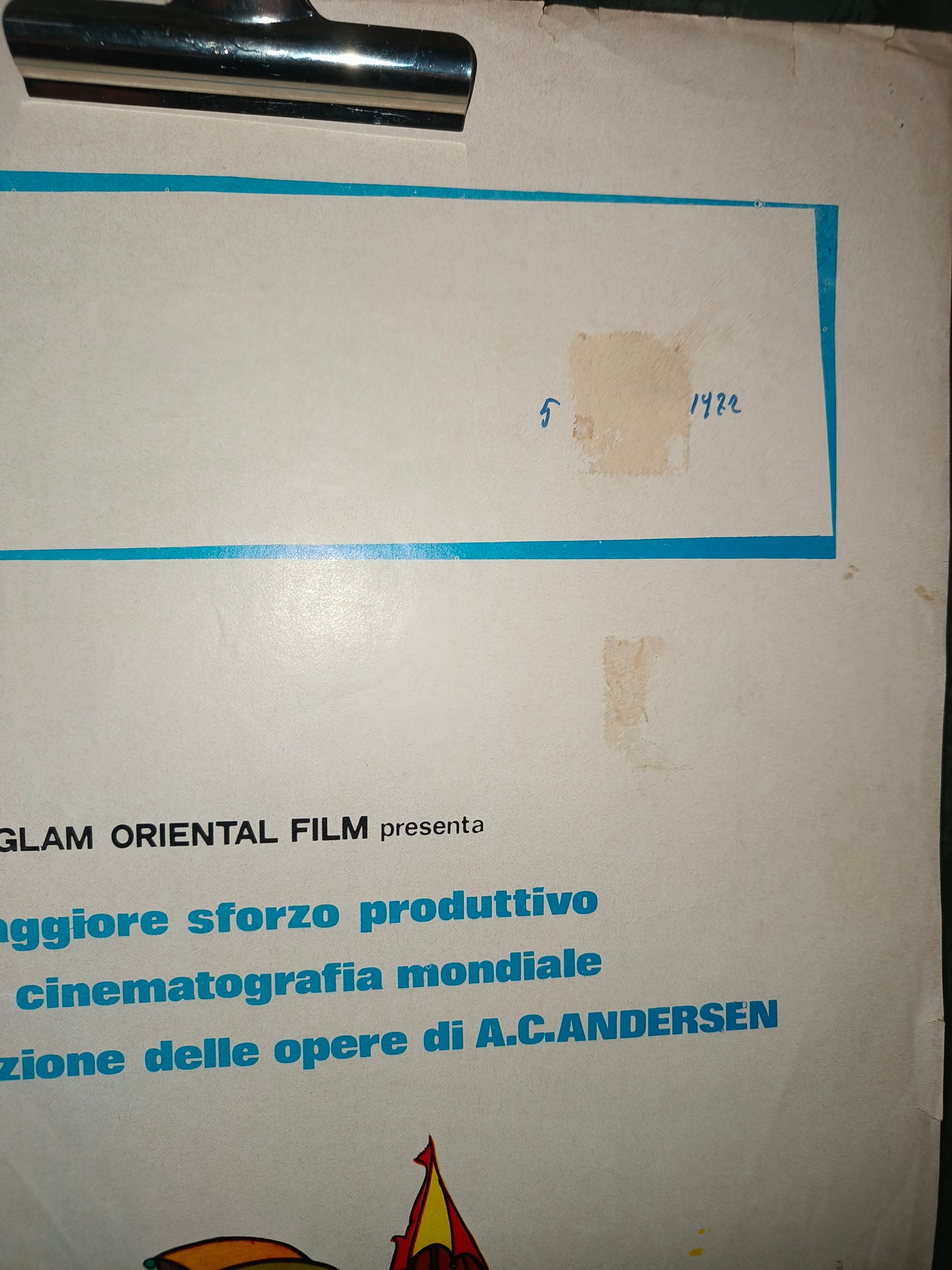 Locandina Le Meravigliose Favole Di Andersen anni 70
