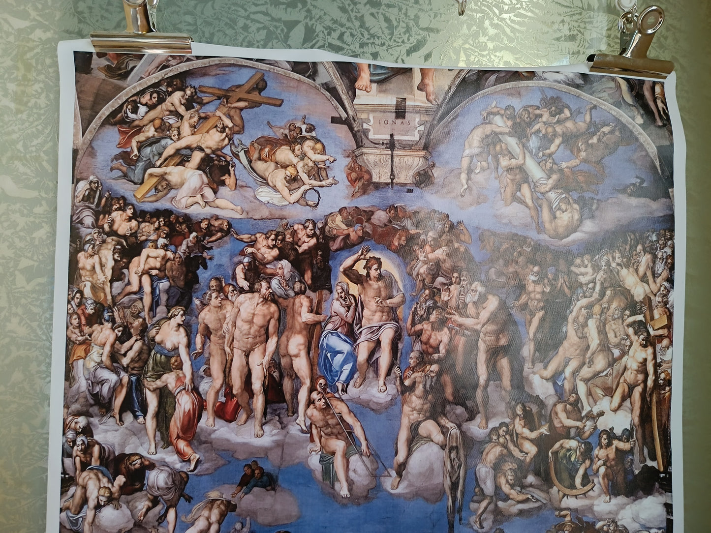 Giudizio Universale Michelangelo Stampa Su Tela
Misure 92 x 62 Cm