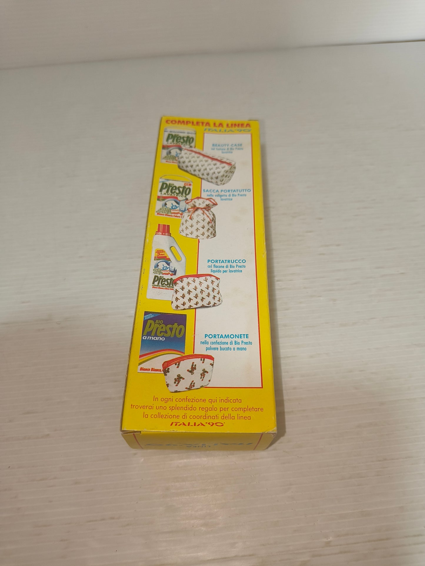 Bio Presto Il Portapenne Italia 90, Nuovo LEGGI